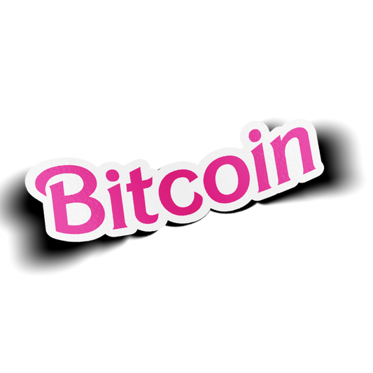 Bitcoin Barbie Embossed